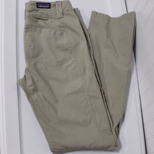 Patagonia Women'Straight Leg Pants Cotton Twill Hiking,Casual. 73%cotton Organic